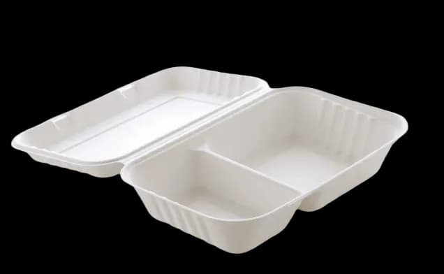 Clamshell 10"x 6" met 2 vakken 1