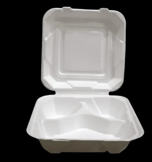 Clamshell 8" met 3 vakken 2