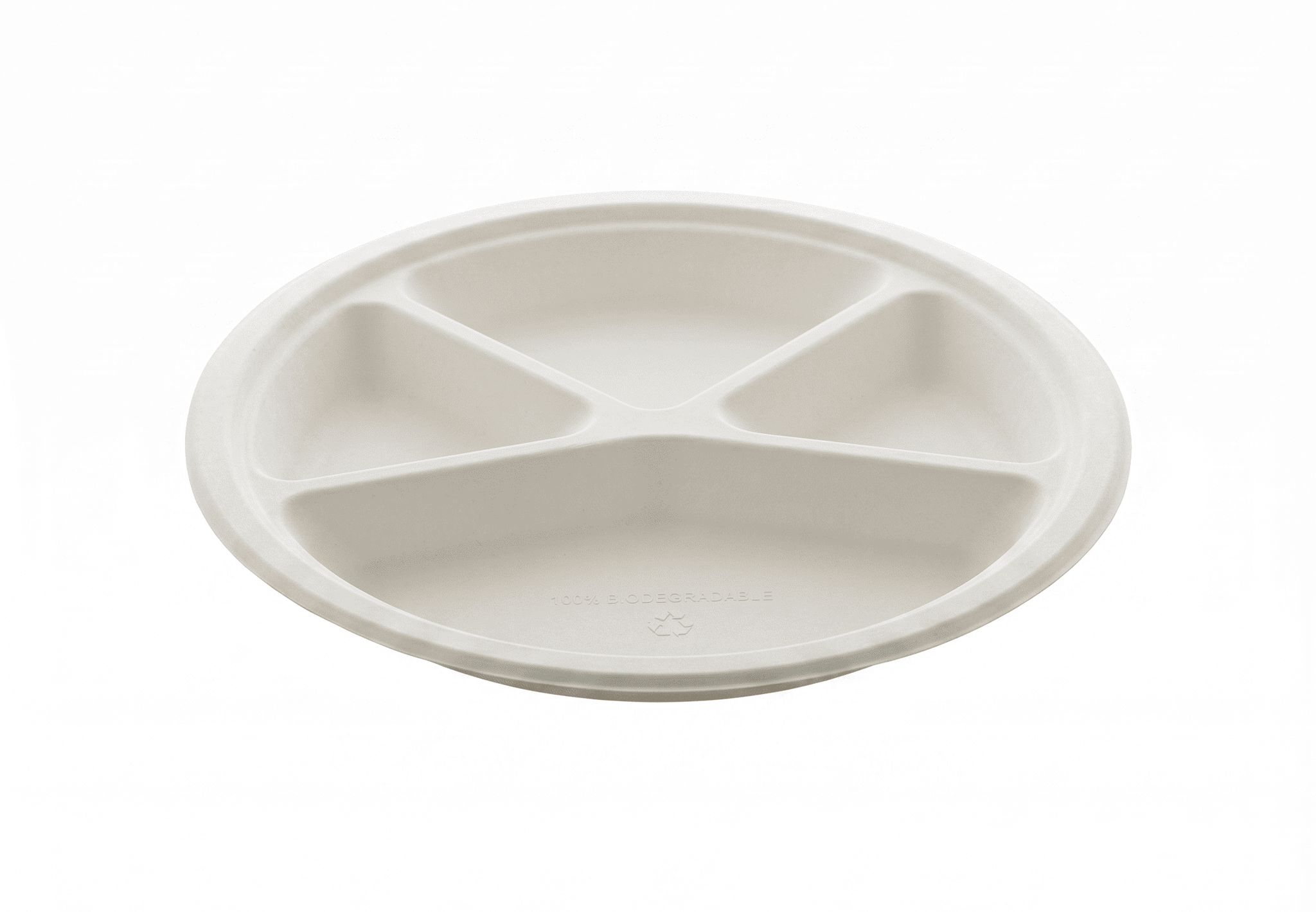 12" 4-Compartment Plate 3